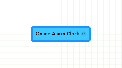 Mind Map: Online Alarm Clock