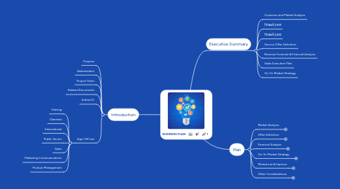 Mind Map: BUSINESS PLAN