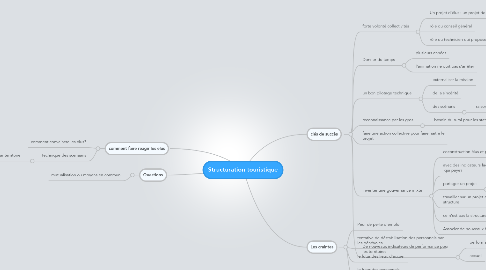 Mind Map: Structuration touristique