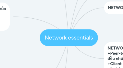 Mind Map: Network essentials