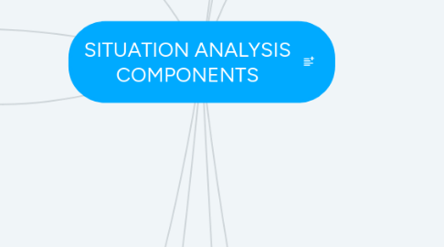 Mind Map: SITUATION ANALYSIS COMPONENTS