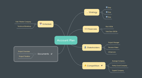 Mind Map: Account Plan