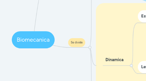 Mind Map: Biomecanica