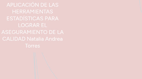 Mind Map: APLICACIÓN DE LAS HERRAMIENTAS ESTADÍSTICAS PARA LOGRAR EL ASEGURAMIENTO DE LA CALIDAD Natalia Andrea Torres