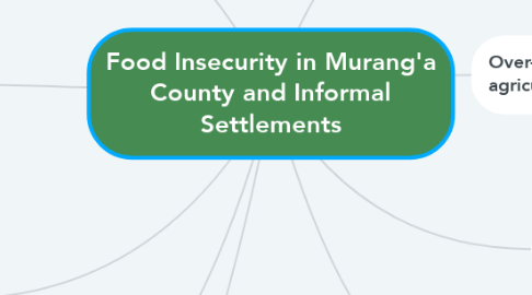 Mind Map: Food Insecurity in Murang'a County and Informal Settlements