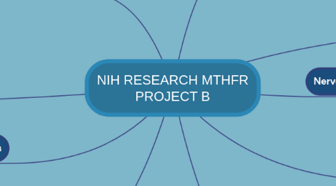 Mind Map: NIH RESEARCH MTHFR PROJECT B