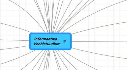 Mind Map: Informaatika - Veebistuudium