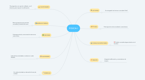 Mind Map: FISICA I