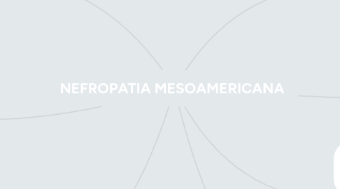 Mind Map: NEFROPATIA MESOAMERICANA