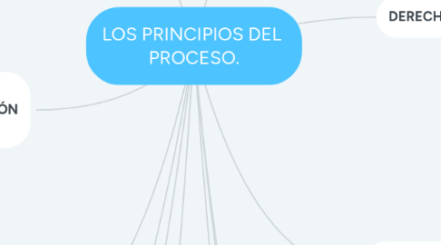 Mind Map: LOS PRINCIPIOS DEL  PROCESO.