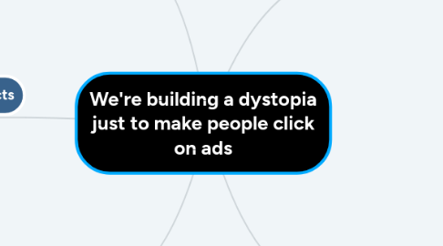 Mind Map: We're building a dystopia just to make people click on ads