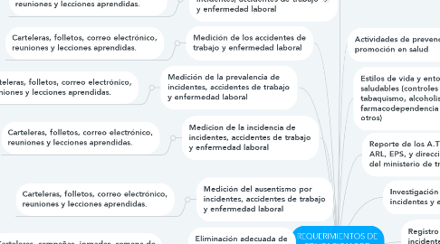 Mind Map: REQUERIMIENTOS DE EDUCACION POR CONDICIONES DE SALUD Y MEDIO AMBIENTE