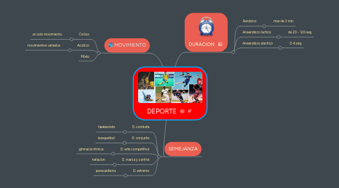 Mind Map: DEPORTE