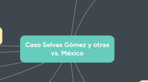 Mind Map: Caso Selvas Gómez y otras vs. México