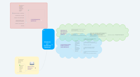 Mind Map: Inhalación por Sustancias Químicas