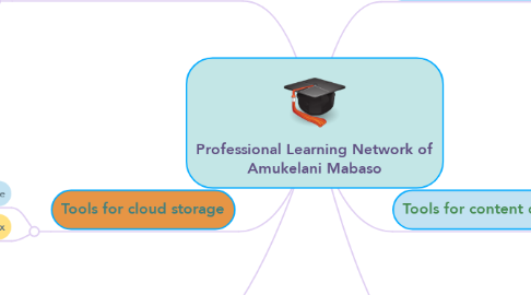 Mind Map: Professional Learning Network of Amukelani Mabaso