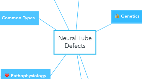 Mind Map: Neural Tube Defects