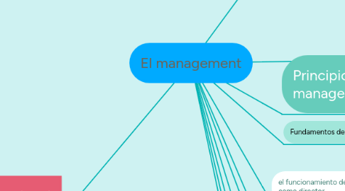 Mind Map: El management