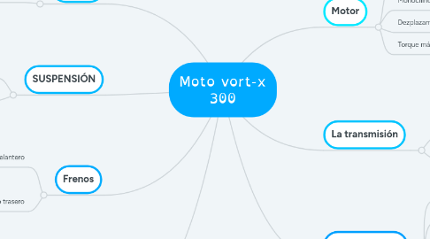 Mind Map: Moto vort-x 300