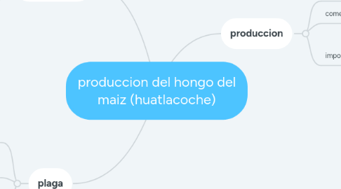 Mind Map: produccion del hongo del maiz (huatlacoche)