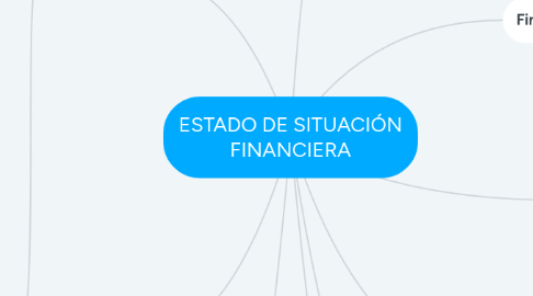 Mind Map: ESTADO DE SITUACIÓN FINANCIERA