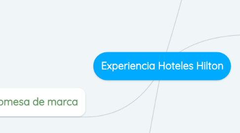 Mind Map: Experiencia Hoteles Hilton