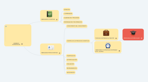 Mind Map: VARIABLES ESTRATEGICAS