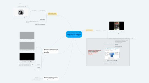 Mind Map: Encourage museum visit experience for students with social networks.