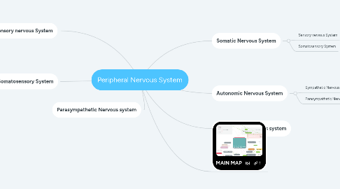 Mind Map: Peripheral Nervous System