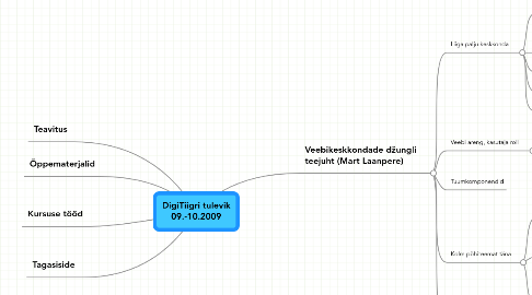 Mind Map: DigiTiigri tulevik 09.-10.2009