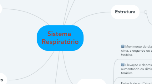 Mind Map: Sistema  Respiratório