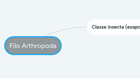 Mind Map: Filo Arthropoda