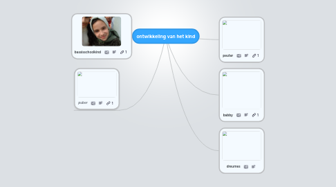 Mind Map: ontwikkeling van het kind