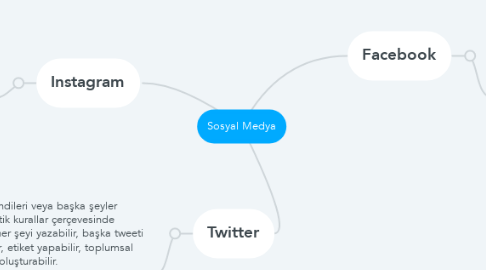 Mind Map: Sosyal Medya