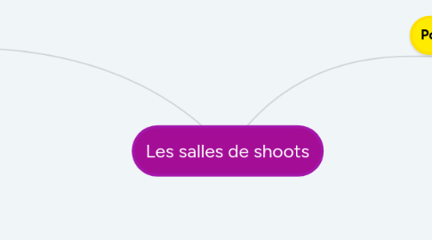 Mind Map: Les salles de shoots