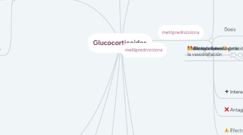 Mind Map: Glucocorticoides