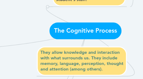 Mind Map: The Cognitive Process