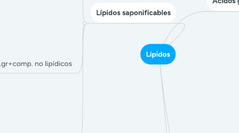 Mind Map: Lípidos