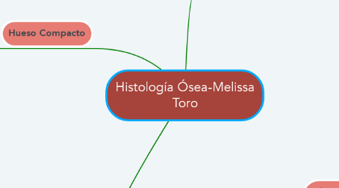 Mind Map: Histología Ósea-Melissa Toro