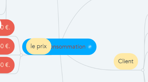 Mind Map: achat - consommation