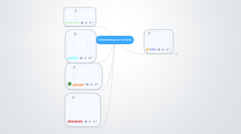 Mind Map: Ontwikkeling van het kind