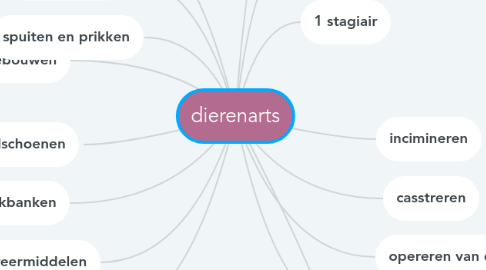 Mind Map: dierenarts