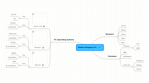 Mind Map: Melissa Nungaray PC