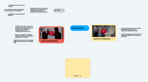 Mind Map: FEMINICIDIO