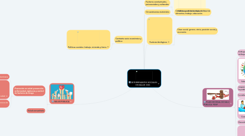 Mind Map: DETERMINANTES SOCIALES EN SALUD  DSS