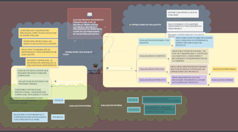 Mind Map: EVALUACIÓN CURRICULAR