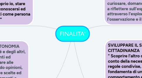 Mind Map: FINALITA'