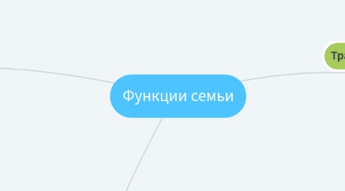 Mind Map: Функции семьи