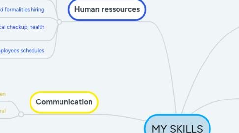 Mind Map: MY SKILLS