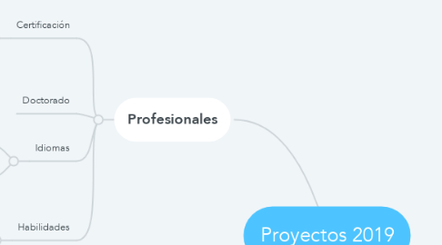 Mind Map: Proyectos 2019
